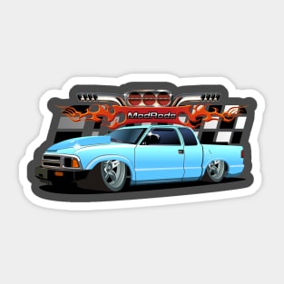 Cartoon car lowrider Sticker